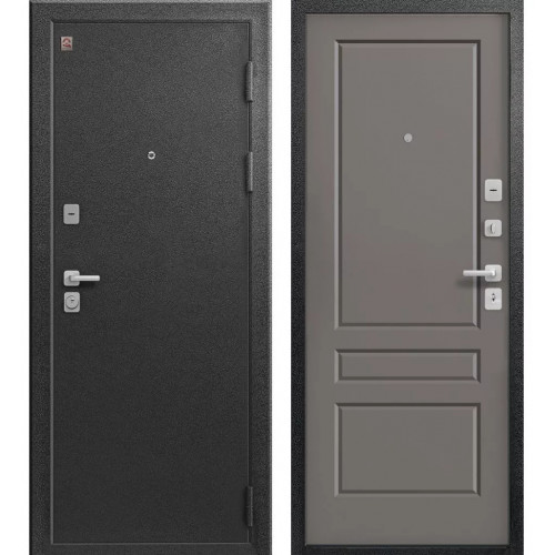 Входная дверь Центурион LUX-6 (Серый муар - Софт грей)